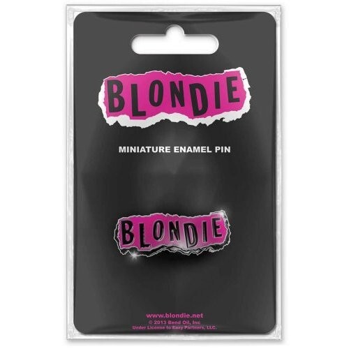 Blondie punk logo mini lapel - logo,