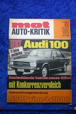 Mot 8/69 Audi 100 Coupe NSU