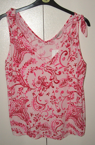 George pink smock top - george,