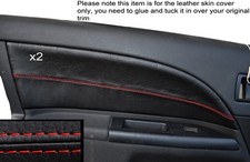 RED STITCH 2X FRONT DOOR CARD