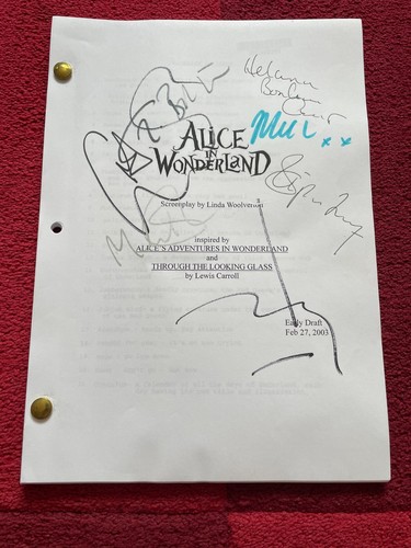 Alice wonderland signed - alice, in