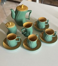 Naj-Oleari Coffee Tea Cups Plates Set Ceramic 1980s