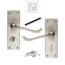 Victorian Scroll Satin Nickel