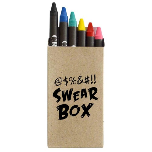 Funny swear box - box', coloured