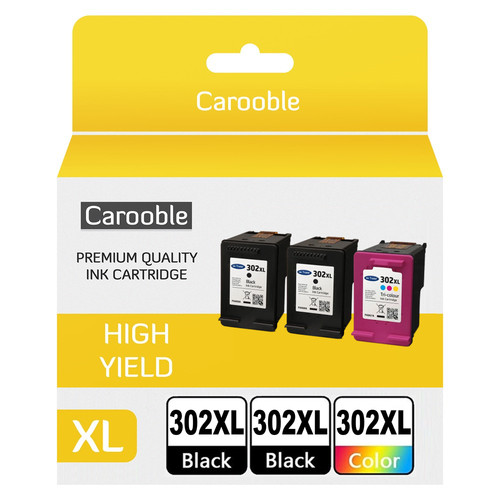 Refilled 302xl black - hp,