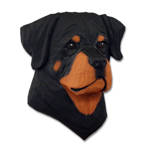 Rottweiler head plaque - head,