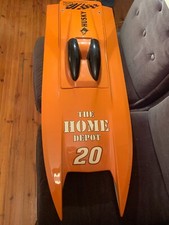 AEROMARINE CYCLONE RC CATAMARAN SPEED BOAT WITH 26cc ZENOAH GAS ENGINE