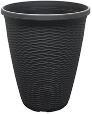 30 Litre Black Rattan Large