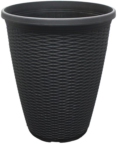 Litre black rattan large - 30,
