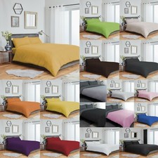 Plain duvet cover - duvet, pillowcase