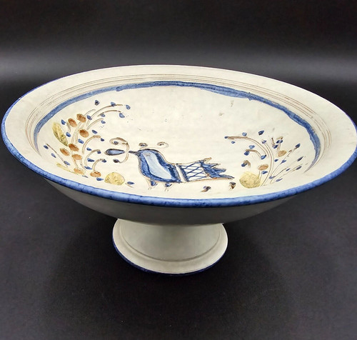 Italian art pottery bird - art,