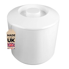 Round Ice Bucket White 6 pint
