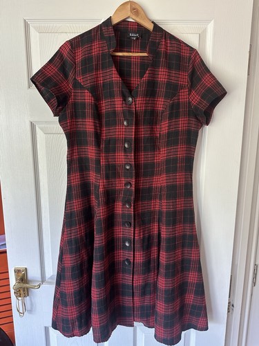 Solo dress red and black - solo,