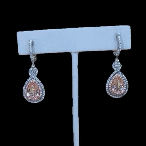 Diamonique simulated morganite - diamonique,