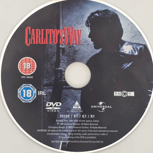 Carlito way dvd - way,