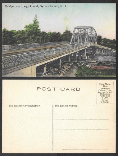 Old postcard sylvan beach - old,