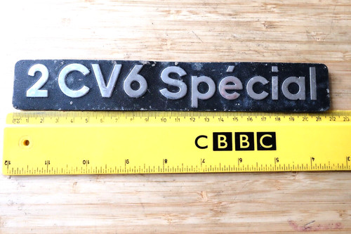 2cv6 special car - badge, 22cm