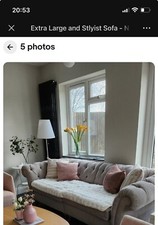 extra large and stylish sofa -