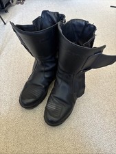 ALT-BERG Roadrunner Motorcycle Boots Black UK Size 11