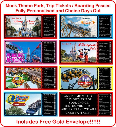 Personalised theme park mock - theme,