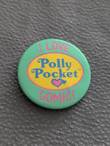 Vintage polly pocket pin badge - vintage,