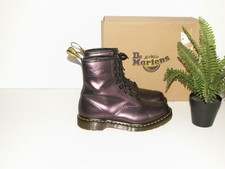 Dr. Martens 1460 metallic purple leather boots 8-eyelet uk 8 eu 42 us 10 (d1400)