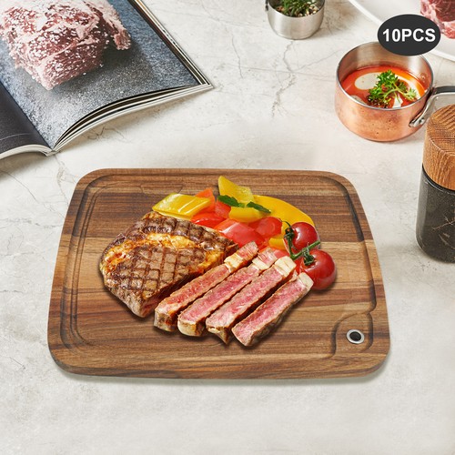 Pcs steak plates wood - pcs,