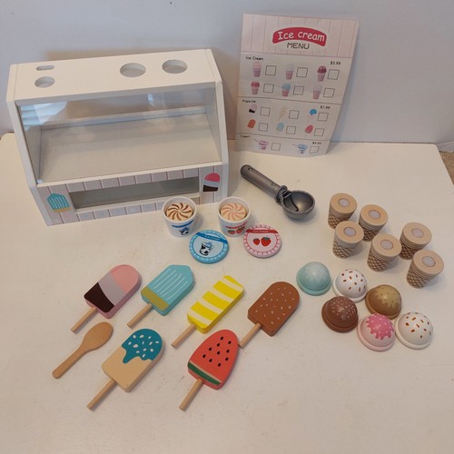 Wooden scoop serve ice - scoop,