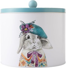 Biscuit Tin Illustrated Rabbit
