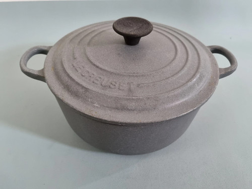 Creuset grey classic enamel - creuset,