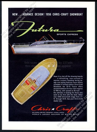 1956 chris craft - futura, sports