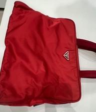 Prada nylon tote bag with lock