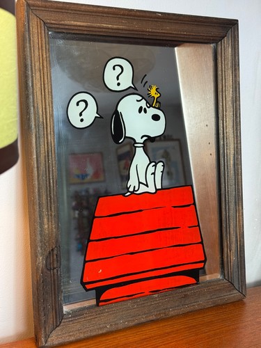 Vintage peanuts snoopy mirror - vintage,
