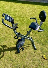 New Davina McCall Folding Exercise Bike With Resistance Bands - Seconds