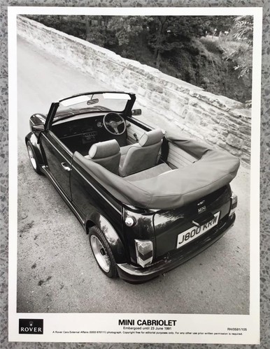 Rover mini cabriolet - cabriolet, car