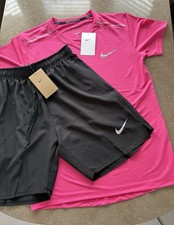 Pink & black Nike Miler Short