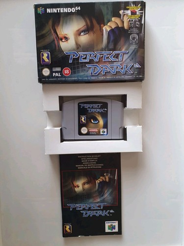 Perfect dark n64 boxed with - perfect,