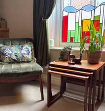 G Plan Quadrille Nest Of Tables Mid Century Teak 60s 70s DM for delivery info