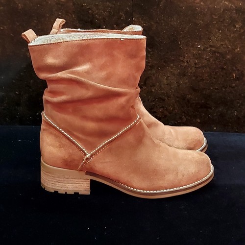 Ladies suede slouch ankle - ladies,