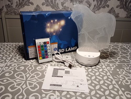 Horse colour changing lamp - horse,