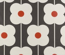 Orla Kiely Cotton Fabric Abacus Tomato Flower Curtain Upholstery Cushion Use