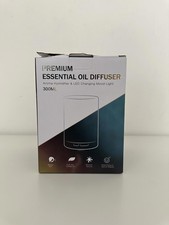 ASAKUKI Premium Essential Oil Diffuser 300ml + 6 Essential Oils Set 