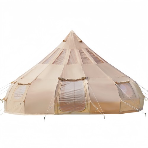 Canvas hot tent with - canvas, stove
