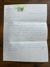 Kurt Cobain-owned letter from