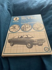 Chrysler 180 2 Litreowners Workshop Manual 