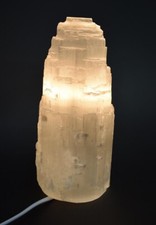 Selenite crystal lamp - lamp, hand