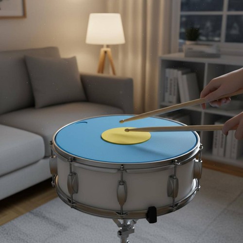 Drum and cymbal - and, noise