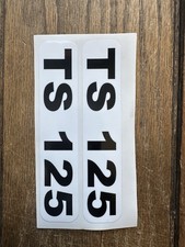MZ TS 125 SIDE PANEL STICKER