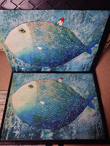 Surreal giant fish - surreal, with