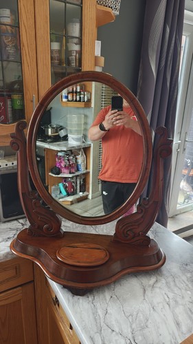 Antique victorian large - large, mirror